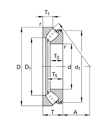 29448 E1 XL bearing drawing 29448 E1 XL bearing drawing